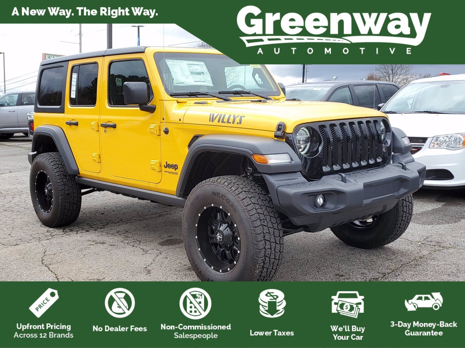 New 2020 Jeep Wrangler Willys Sport Utility In Florence J200041